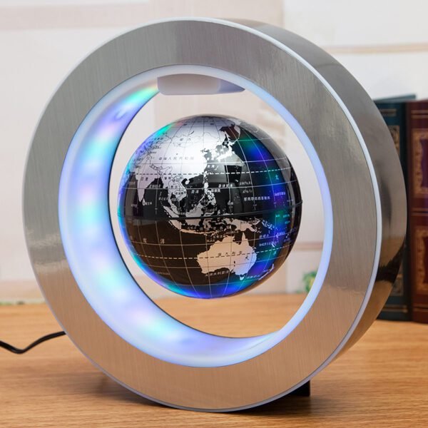 Magnetic Levitating Globe with LED Light – Floating World Map for Desk, Office & Gifts - Image 2