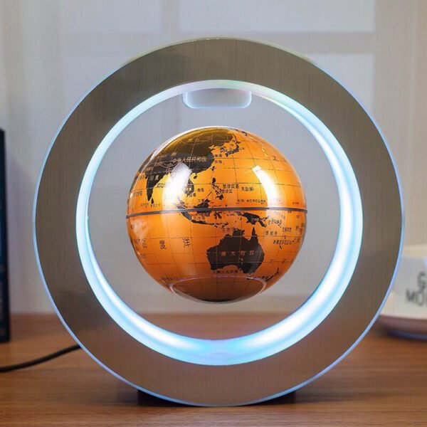 Magnetic Levitating Globe with LED Light – Floating World Map for Desk, Office & Gifts - Image 6
