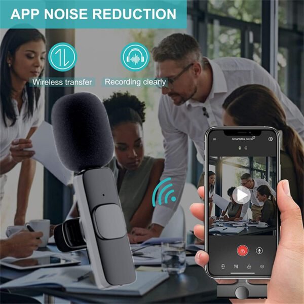 Wireless Lavalier Mic Clear Audio for Live & Recording - Image 5