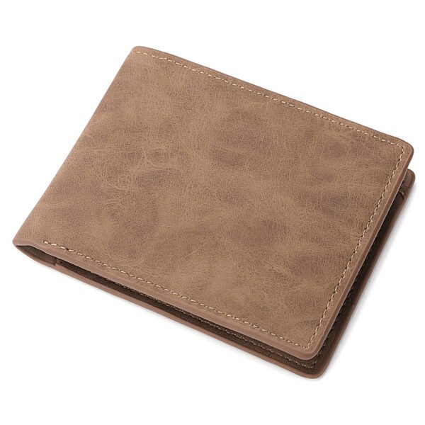 Men's New Soft Leather Wallet Two Fold Korean Multiple Card Slots - Image 2