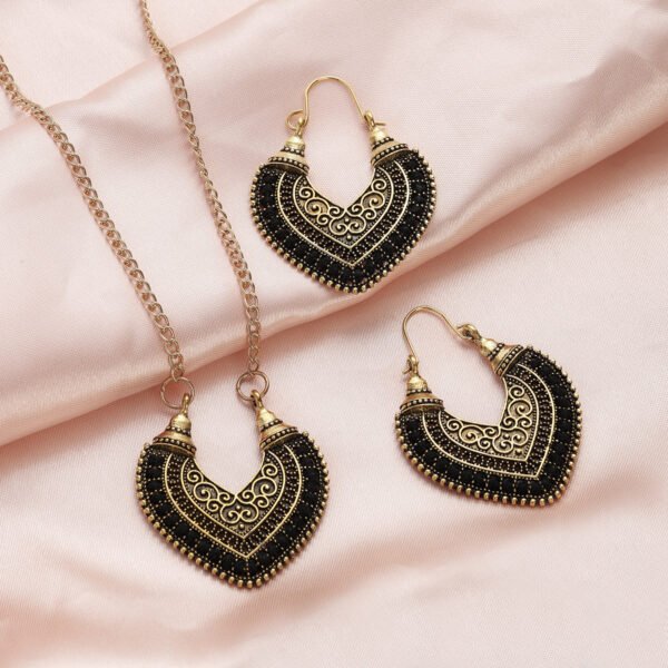 GenZ Colored Rope Jewelry Set – Earrings & Necklace Two-Piece - Image 5