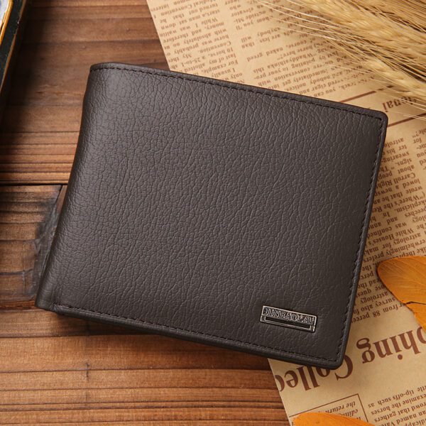 Men's wallet leather wallet coin purse - Image 4