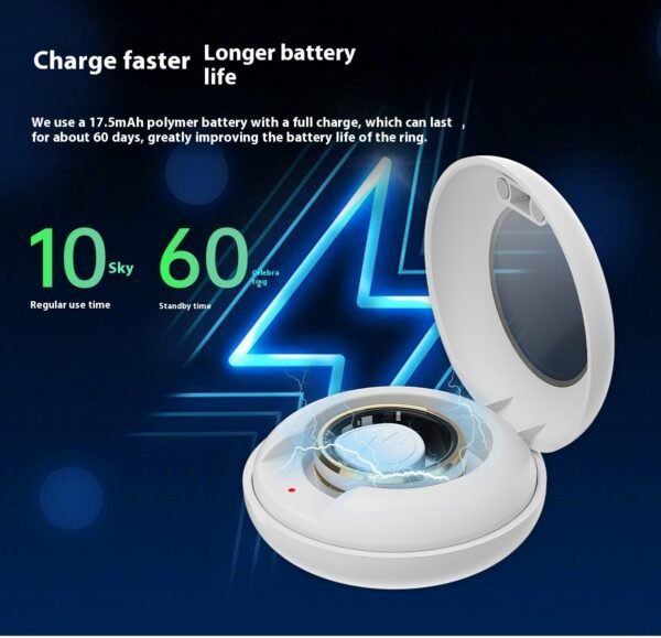 Smart Ring – Heart Rate & Oxygen Monitor, Multi-Sport, IP68 Waterproof, Android & iOS - Image 9