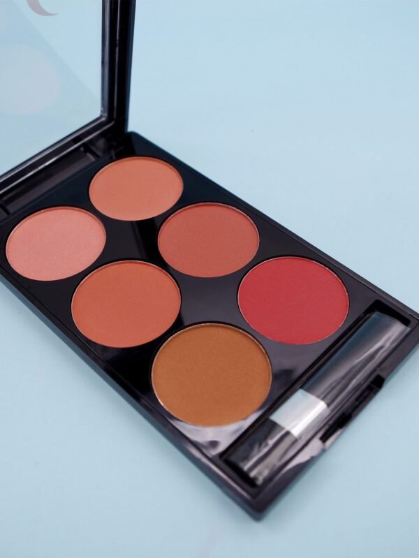 Six-Color Blush Palette  Multi-Shade Makeup for a Flawless Look - Image 5