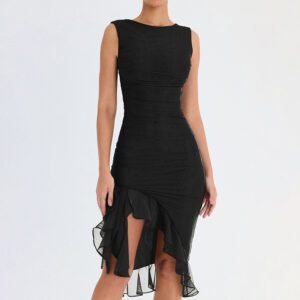 Slim Sleeveless Party Dress Chic Summer Club Fashion