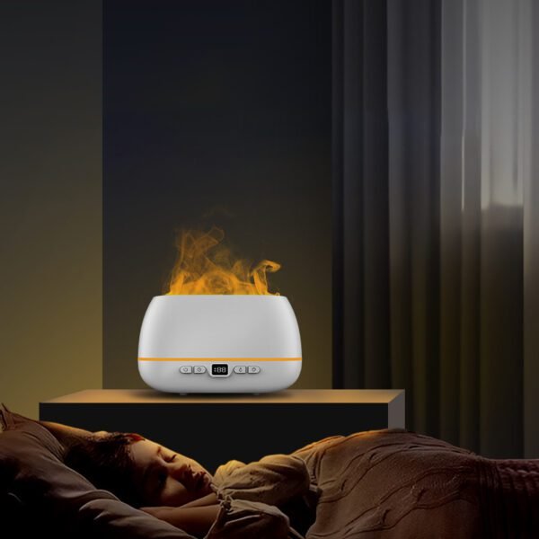 D Flame Humidifier  200ml USB Aroma Diffuser  Home & Relaxation Air Purifie - Image 3
