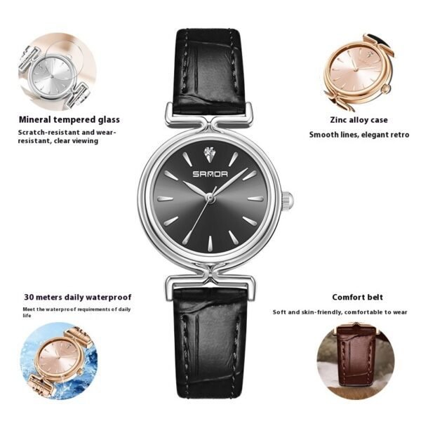 Women’s Retro Mesh Strap Watch – Stylish Outdoor All-Matching Timepiece - Image 3