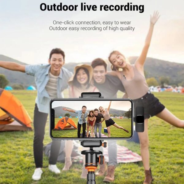 Wireless Lavalier Mic Clear Audio for Live & Recording - Image 4