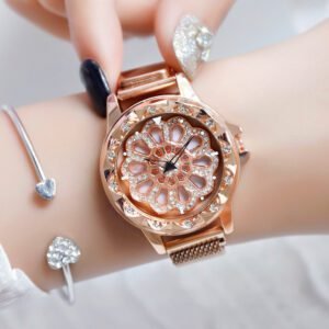 Stylish Rotating Turntable Watch – Fashionable & Eye-Catching Design