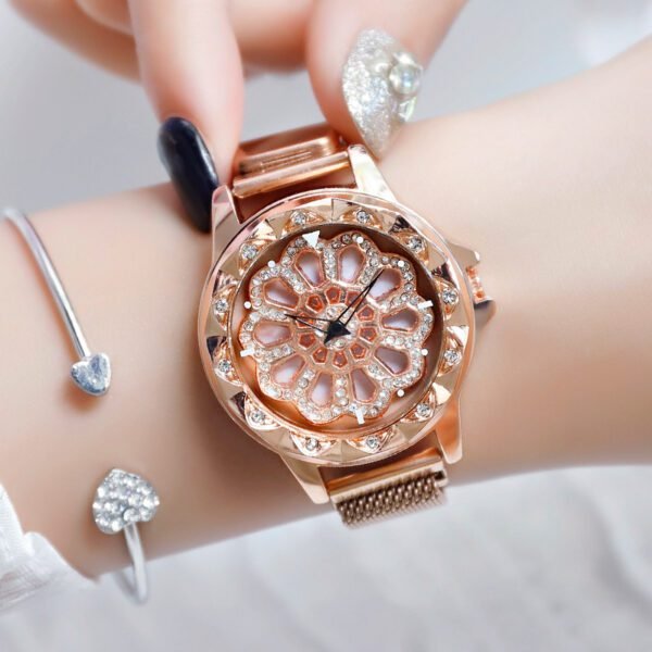 Stylish Rotating Turntable Watch – Fashionable & Eye-Catching Design