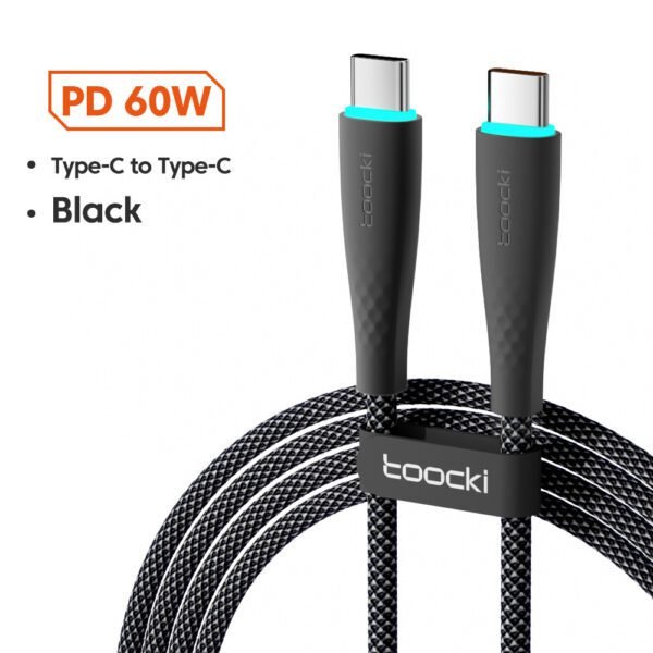 USB Type C To USB C Cable 100W 66W Fast Charging - Image 6