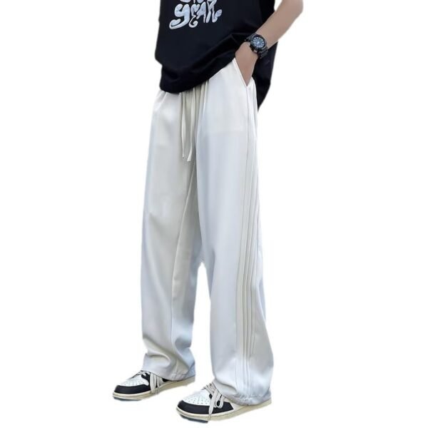 GenZ Loose Straight Wide-leg Pants For Men - Image 4