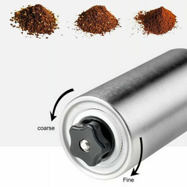 Portable Manual Coffee Grinder Stainless Steel with Ceramic Burr - Image 3