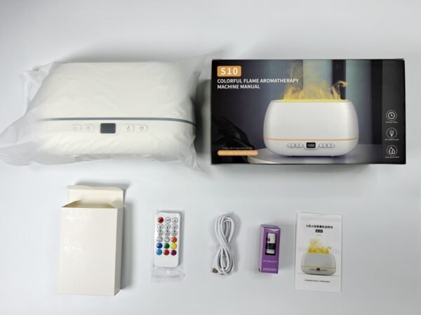 D Flame Humidifier  200ml USB Aroma Diffuser  Home & Relaxation Air Purifie - Image 5