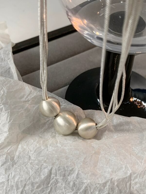 Women's Silver-plated Necklace Multi-layer Snake Bones Chain - Image 3