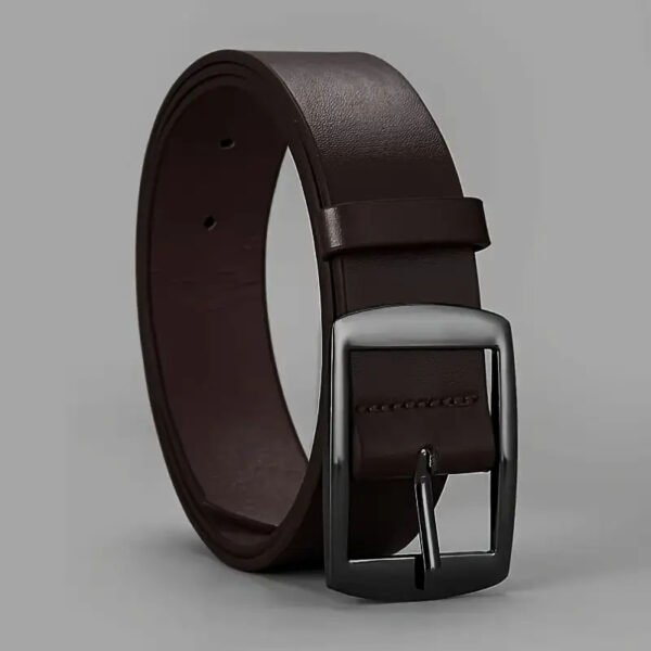 Men's Pin Buckle PU Microfiber Eyelet leather Belt Fashion Casual Leather Belt - Image 7