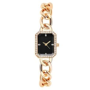 Luxury Classic Style Rectangular Women’s Quartz Watch – Timeless Elegance in Every Detail