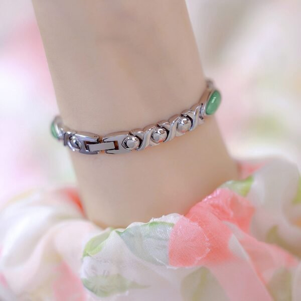 Natural Dongling Stone & Hetian Jade Premium Chain Watch – Elegance Rooted in Nature and Culture - Image 6