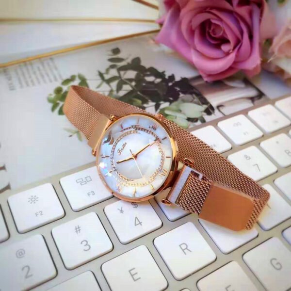 Women's Waterproof Magnetic Mesh Strap Watch - Image 8