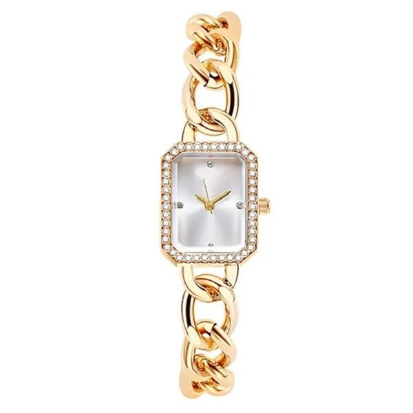 Luxury Classic Style Rectangular Women’s Quartz Watch – Timeless Elegance in Every Detail - Image 3