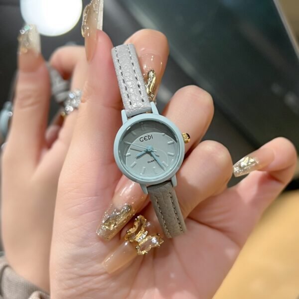 Candy-Colored Dopamine Women’s Watch – Vibrant Style with a Thin, Elegant Strap - Image 2