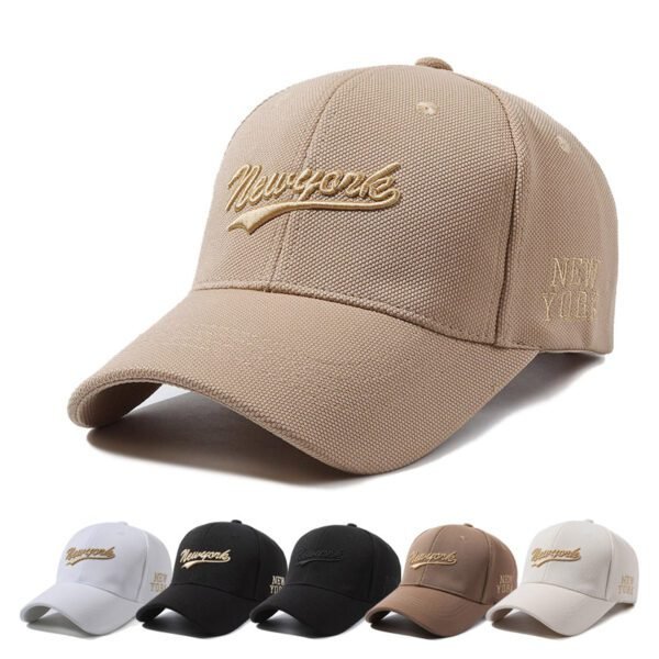 Hard Crown Baseball Cap Men's And Women's Embroidered Letters - Image 9