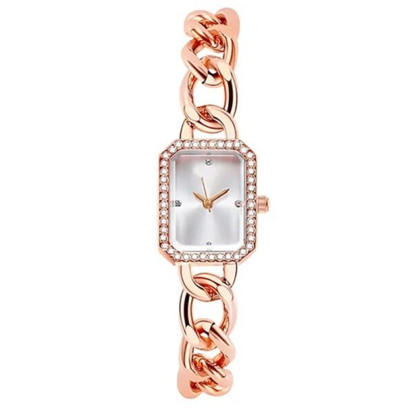 Luxury Classic Style Rectangular Women’s Quartz Watch – Timeless Elegance in Every Detail - Image 2