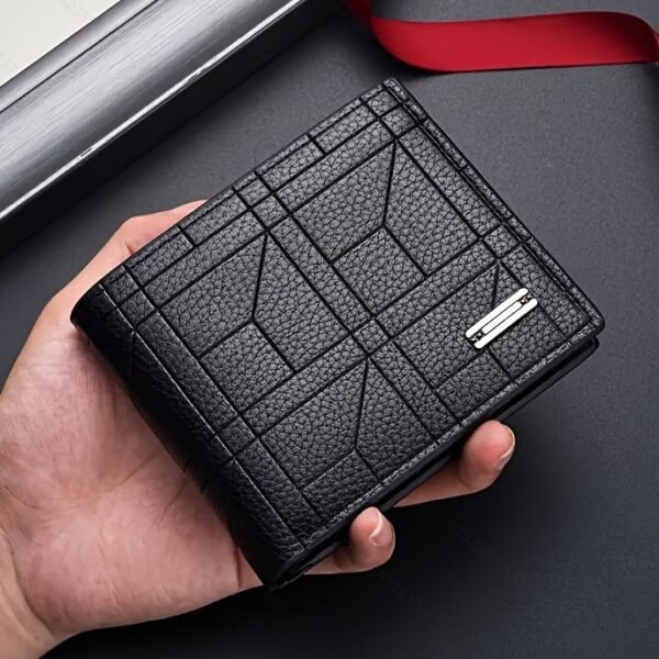 Men's Driver's License Integrated Card Multifunctional Leather Wallet - Image 3