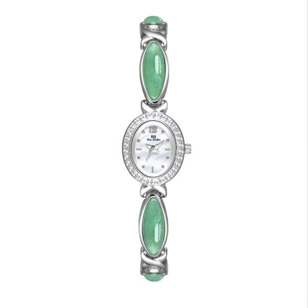 Natural Dongling Stone & Hetian Jade Premium Chain Watch – Elegance Rooted in Nature and Culture