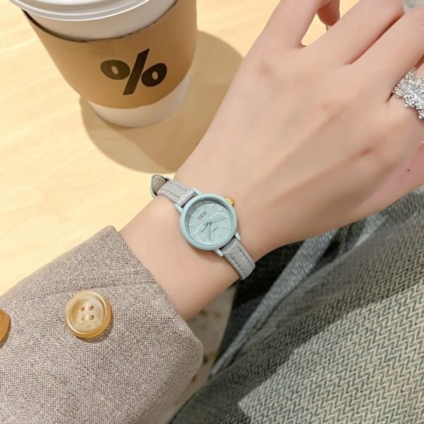 Candy-Colored Dopamine Women’s Watch – Vibrant Style with a Thin, Elegant Strap - Image 3