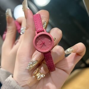 Candy-Colored Dopamine Women’s Watch – Vibrant Style with a Thin, Elegant Strap