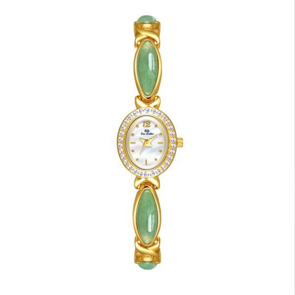 Natural Dongling Stone & Hetian Jade Premium Chain Watch – Elegance Rooted in Nature and Culture - Image 3