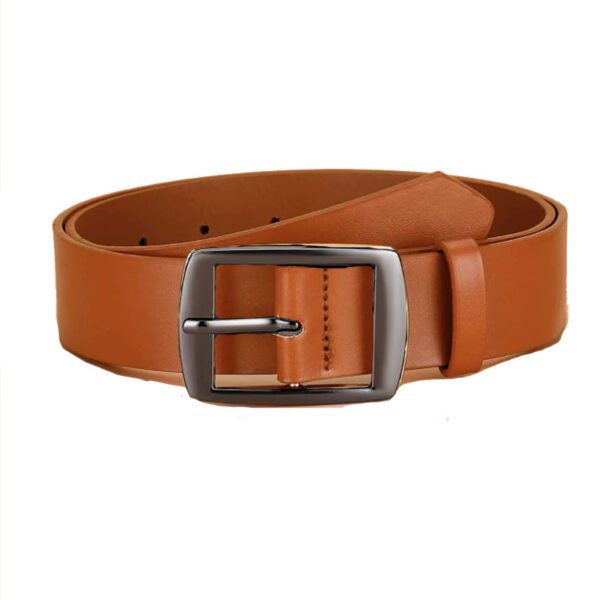 Men's Pin Buckle PU Microfiber Eyelet leather Belt Fashion Casual Leather Belt - Image 8
