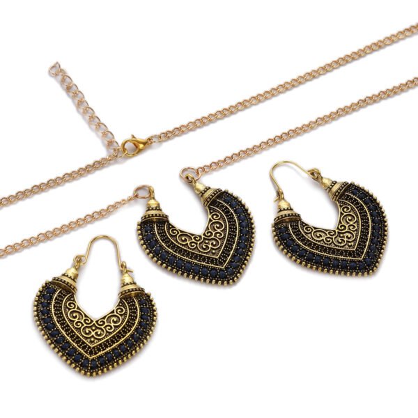 GenZ Colored Rope Jewelry Set – Earrings & Necklace Two-Piece - Image 8