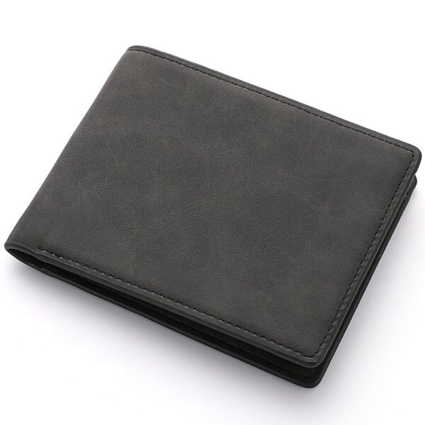 Men's New Soft Leather Wallet Two Fold Korean Multiple Card Slots - Image 3