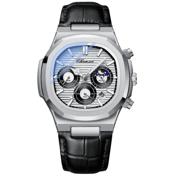Multifunctional True Three Eyes Six-Pin Men’s Watch – Precision Engineering Meets Bold Style - Image 8