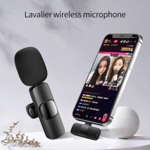 Wireless Lavalier Mic Clear Audio for Live & Recording