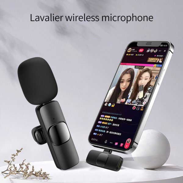 Wireless Lavalier Mic Clear Audio for Live & Recording