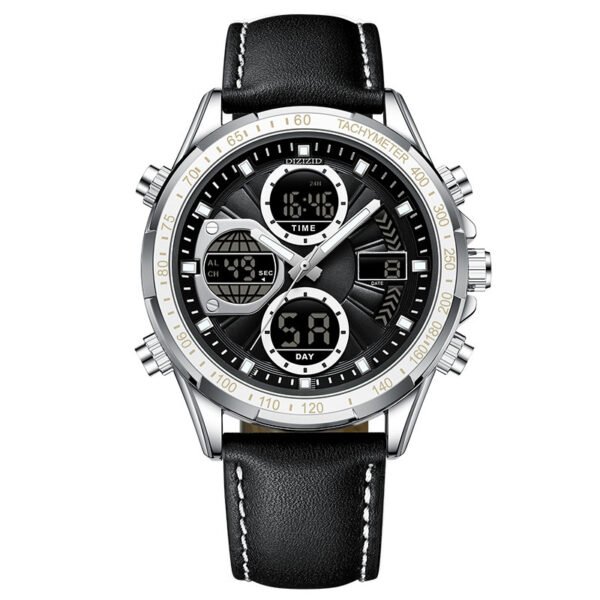 Sleek Alloy Leather Men’s Business Watch – Luminous, Waterproof & Timelessly Stylish - Image 8