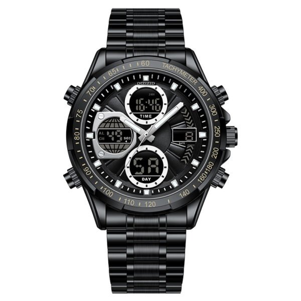 Sleek Alloy Leather Men’s Business Watch – Luminous, Waterproof & Timelessly Stylish - Image 5