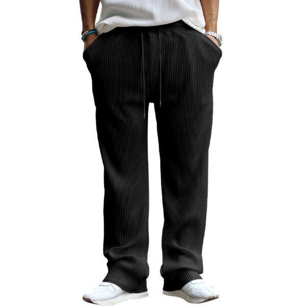 Step Up Your Street Style Game with GenZ Men’s Loose High Waist Wide Leg Pants – Comfort Meets Cool! - Image 6