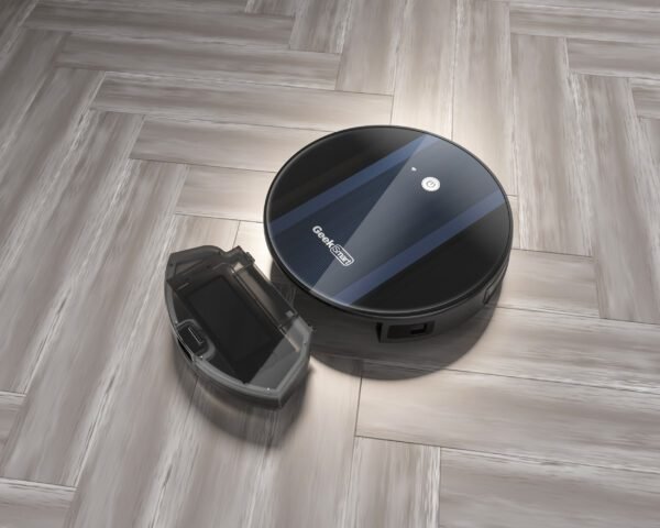 Geek Smart Robot Vacuum Cleaner G6 Plus, Ultra-Thin, 1800Pa Strong Suction, Automatic Self-Charging, Wi-Fi Connectivity, App Control, Custom Cleaning, Great For Hard Floors To Carpets.Ban On Amazon - Image 5