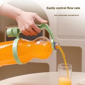 Adjustable Beverage Bottle Handle  Multi-Use Pouring Organizer  Oil Bottle Holder  Kitchen Storage Gadget