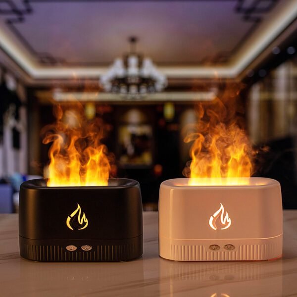 Transform Your Space with the Flame Aroma Diffuser – Silent, Stylish & Affordable - Image 2