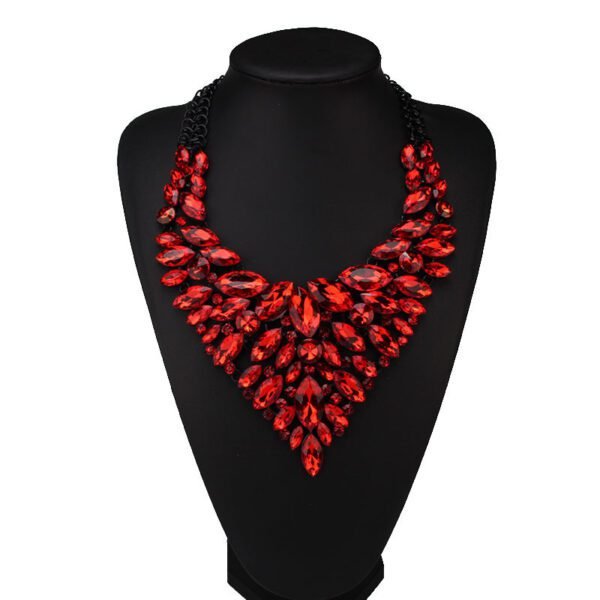 Alloy Rhinestone Necklace Luxury Full Diamond Sweater Chain - Image 7