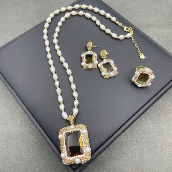 GenZ European American And French Style Light Luxury Photosensitive Stone Jewelry