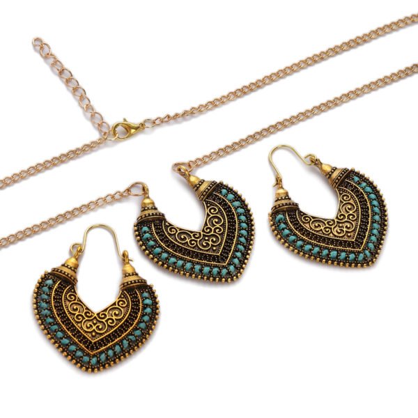 GenZ Colored Rope Jewelry Set – Earrings & Necklace Two-Piece - Image 10