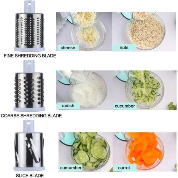Mandoline Slicer Multifunctional Kitchen Cutter for Veggies & Cheese - Image 9