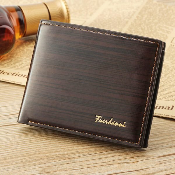 Men's Glossy Short Wallet Sleek & Stylish - Image 6