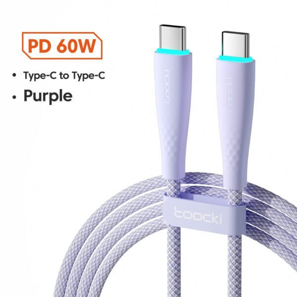 USB Type C To USB C Cable 100W 66W Fast Charging - Image 10